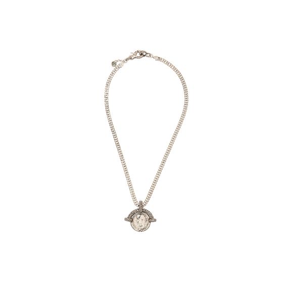 Colar Medalha Enchant Prata Boho